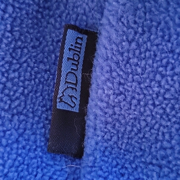 DUBLIN EQUESTRIAN💙 FLEECE- Horse 🐎 show Embroidery WARM & COZY - Picture 9 of 11